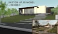 do architectural sketchup 3d modeling and high quality rendering