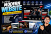build a modern business website using ai and  no code tools