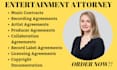 be your entertainment lawyer for music contracts, licensing,and copyrights in US