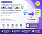 migrate jimdo to shopify or woocommerce
