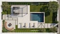 2d landscape plan outdoor kitchen garden, pool design 2d site plan property map