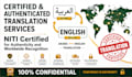 provide certified and authenticated arabic english translation