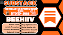 do organic subscribers, substack page promotion, substack newsletter promotion