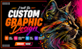 do any graphic design, image editing, logo, flyer poster vector art illustration