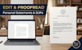 proofread and edit your personal statement, sop, or college application essay