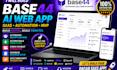 build base44 ai web app saas mvp automation stripe integration