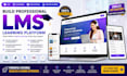 build lms website, elearning website, educational website, lms