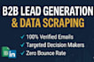 do linkedin lead generation and build target b2b email lists