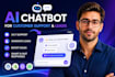 build ai chatbot for website customer support and leads generation saas