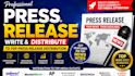 write press release and do top press release distribution