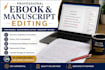do ebook editing, proofreading, formatting and manuscript critique
