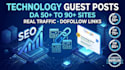 publish technology guest posts on high authority tech websites