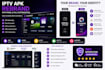 create iptv apk rebrand with panel and full customization
