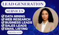 do targeted b2b lead generation and email list building