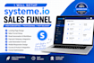 setup systeme io sales funnel
