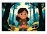 create custom illustrations in a unique style