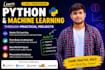 teach python and machine learning through practical projects