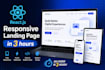 develop attractive landing page