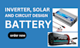 design battery systems solar systems and electrical circuits