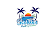 design catchy super tropical pool service logo
