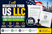register your US llc and obtain ein for non residents