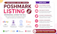 upload poshmark product cross listing etsy ebay virtual assistant listing