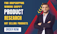 do shopify dropshipping product research