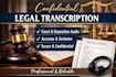 transcribe legal audio and video files with precision