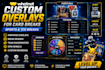 do  obs setup for whatnot, animated overlays design, break boards card breakers