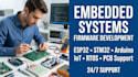 develop custom embedded systems, esp32 stm32 firmware and iot products