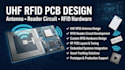 design uhf rfid pcb antenna, reader circuit and rfid hardware