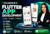 do mobile app development, android app, ios app development, flutter developer