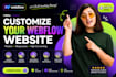 customize your webflow website as a professional webflow expert