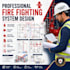 professional fire fighting system design, fire pump room layout, autocad drawing