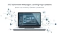 draft SEO optimized webpages copy and landing page updates