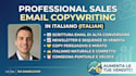 write professional high converting sales emails in italian