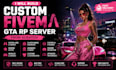 build a fully customized fivem gta rp server from scratch