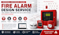 design fire protection system and fire alarm system