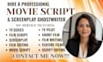 write script coverage notes for TV or screenplay script editor film screenplay