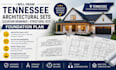tennessee architectural sets, elevation drawings structural sets foundation plan