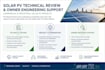 review solar pv project and provide owner side engineering assessment