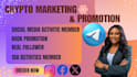 do crypto community, crypto marketing, crypto promotion for telegram marketing