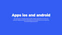 design and develop mobile apps for ios and android