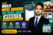 build hotel booking and travel agency website with calendar sync