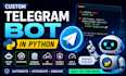 create a custom telegram bot in python
