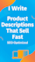 write  high converting product descriptions for your online store