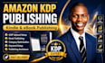 publish your book on amazon KDP, kindle direct publishing