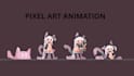 pixel art animation sprite sheet pixel art character pixel animation game asset