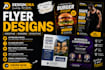 design professional and mdoern bussiness flyer