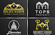 do real estate property management logo design